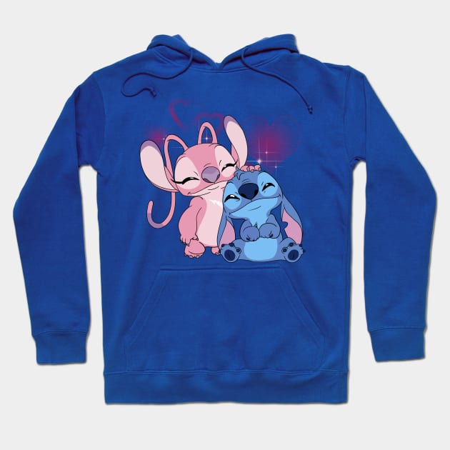 Cute Stitch Angel Lilo And Stitch Hoodie TeePublic